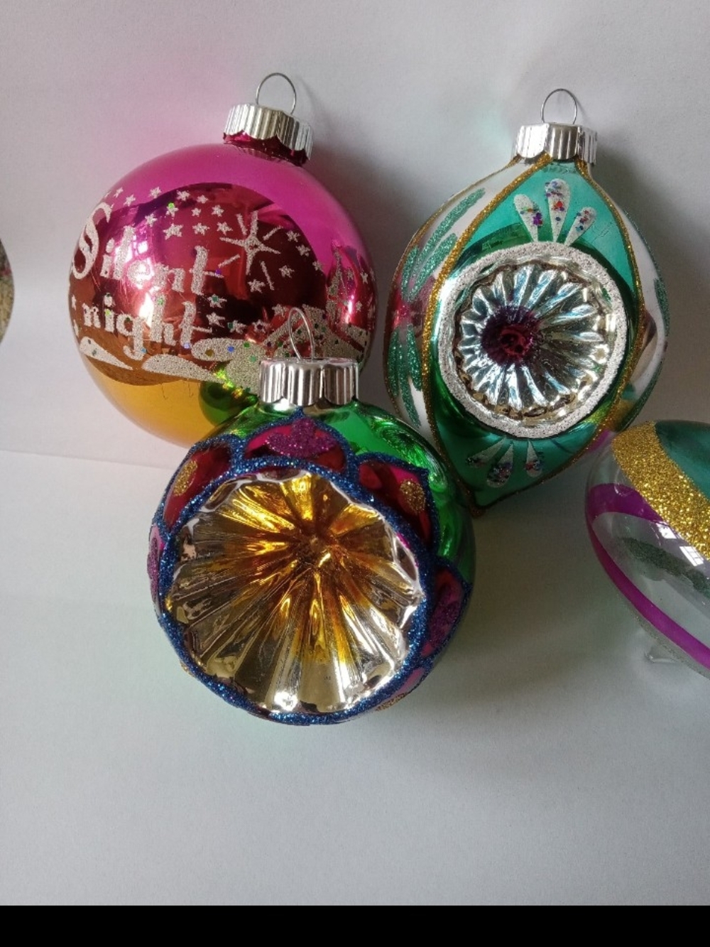 Christopher Radko Shiny Brite Christmas Ornaments - Picture 2 of 5